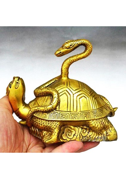 Çin Yılan Kaplumbağı Heykeli Hayvan Heykel Süs Hediyesi (Yurt Dışından) fırsatları