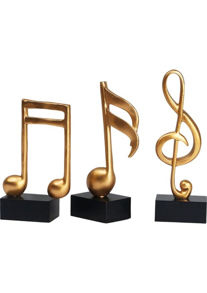 3pcs Müzik Heykeli Müzik Heykel Figürin Dekoru (Yurt Dışından) fiyatları