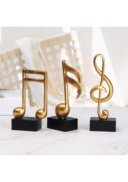 3pcs Müzik Heykeli Müzik Heykel Figürin Dekoru (Yurt Dışından) modelleri