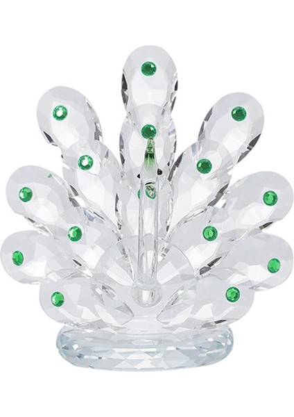 Kristal Heykel Heykeli Heykel Figürin Koleksiyon Dekoru Yeşil Mini (Yurt Dışından)