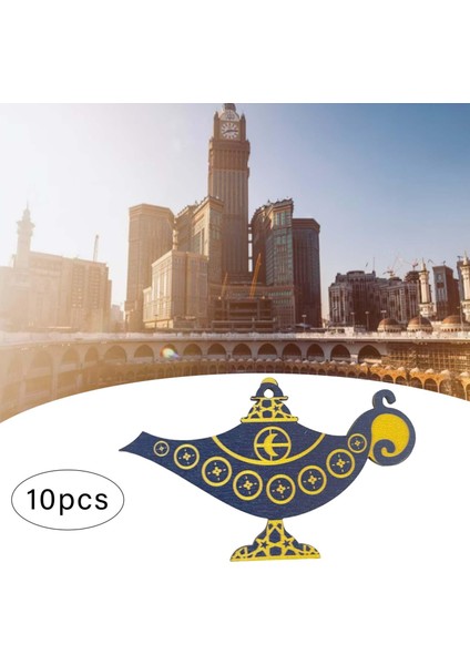 10 Parça Ahşap Süs Duvar Asılı Parti Kolye Müslüman G (Yurt Dışından) modelleri