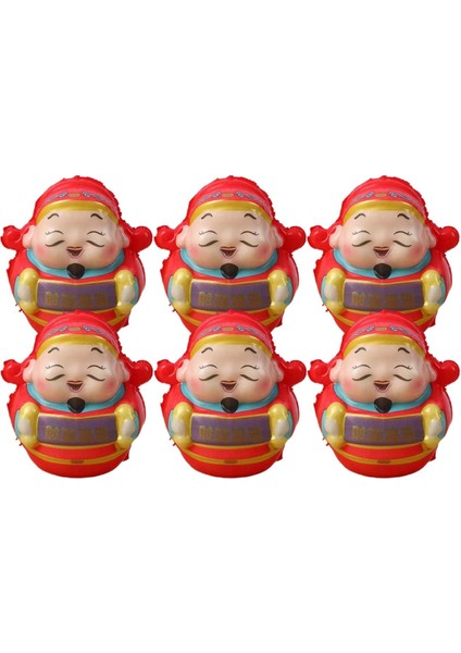 6pcs Ev Ofisi Için Geleneksel Şanslı Heykel Heykeli Süsleme Süslemesi (Yurt Dışından) fiyatları