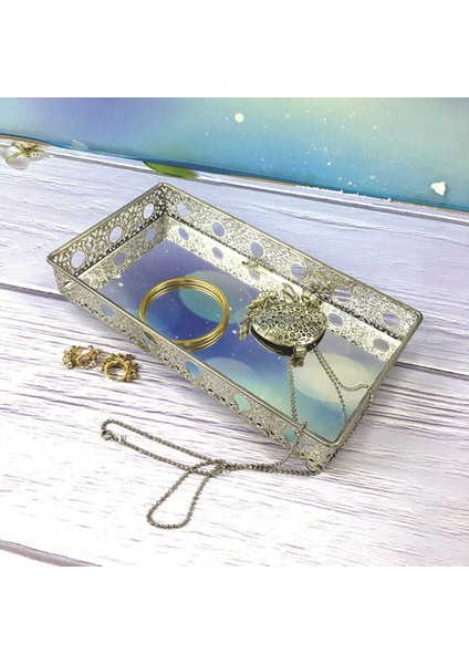 Mücevher Bulma Tepsi Plakası Depolama Tutucu Makyaj Için Dekoratif (Yurt Dışından) fırsatları