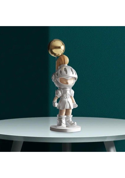 Şövalye Figürler Sundurma Kitaplık Çubuğu Gümüş Için Heykel Dekorasyonunu Dekore Eder (Yurt Dışından) indirimleri