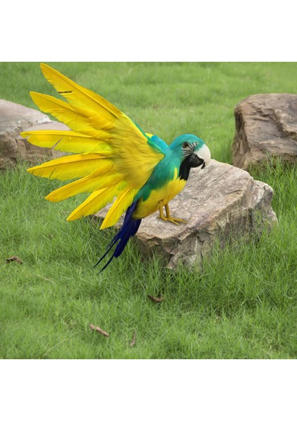 Hayata Benzeyen Yapay Papağan Modeli Ev Bahçesi Fotoğraf Pervane St Stil D (Yurt Dışından) modelleri