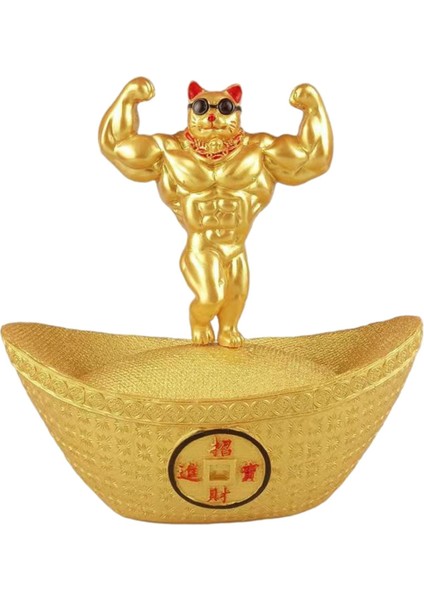 Kirin Arm Lucky Cat Heykel Oturma Odası Dükkanlar Için Dekorasyon Dekorasyonu (Yurt Dışından) fiyatları