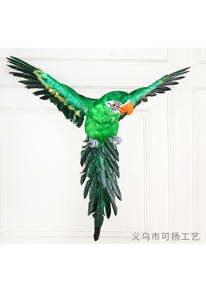 Hayata Benzeyen Yapay Kuş Tüylü Papağan Figürin Ev Bahçe Dekor Yeşil (Yurt Dışından) fiyatları