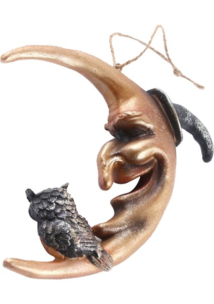 Moon Dreamer Skull Reaper Reçine Heykelcik Asılı Cadılar Bayramı Dekoru (Yurt Dışından) fırsatları