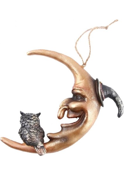 Moon Dreamer Skull Reaper Reçine Heykelcik Asılı Cadılar Bayramı Dekoru (Yurt Dışından) indirimleri