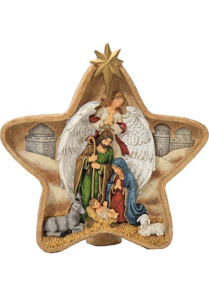 Kitaplık Masaüstü Dini Koleksiyonu Figüre Yıldızı (Yurt Dışından)