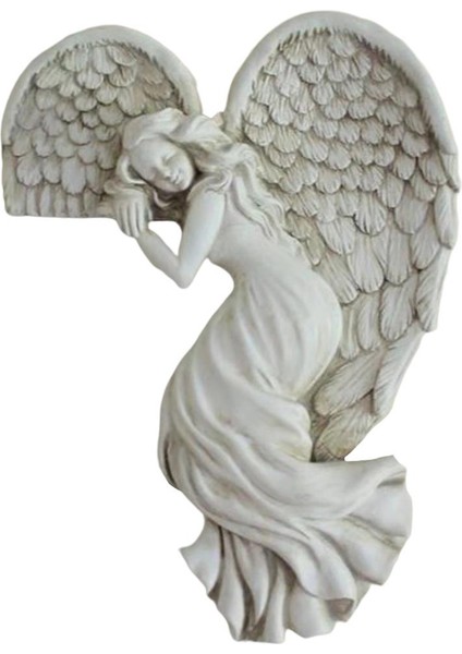 Açı Uyuklama Raf Bakıcısı Heykel Dış Dolap Reçine Figürinler Koleksiyon Doğru (Yurt Dışından)