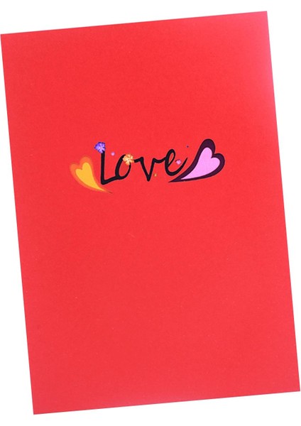 Pop -Up Kartları Hediyeler 3D Kartlar Tebrik Kartları Dilekler Doğum Günü Büyükanne Kadınlar Kırmızı (Yurt Dışından)