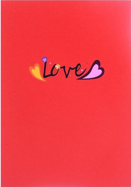 Pop -Up Kartları Hediyeler 3D Kartlar Tebrik Kartları Dilekler Doğum Günü Büyükanne Kadınlar Kırmızı (Yurt Dışından) fiyatları