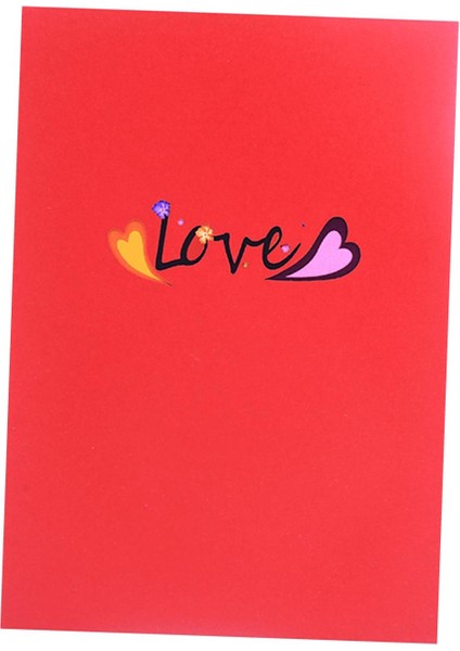 Pop -Up Kartları Hediyeler 3D Kartlar Tebrik Kartları Dilekler Doğum Günü Büyükanne Kadınlar Kırmızı (Yurt Dışından) modelleri