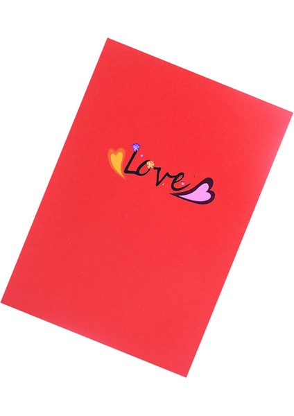 Pop -Up Kartları Hediyeler 3D Kartlar Tebrik Kartları Dilekler Doğum Günü Büyükanne Kadınlar Kırmızı (Yurt Dışından) fırsatları