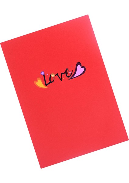 Pop -Up Kartları Hediyeler 3D Kartlar Tebrik Kartları Dilekler Doğum Günü Büyükanne Kadınlar Kırmızı (Yurt Dışından) indirimleri