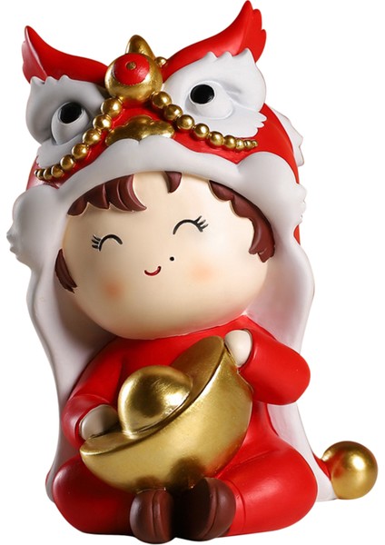 Minyatür Çin Halk Süsleri Heykelcik Yılı (Yurt Dışından)