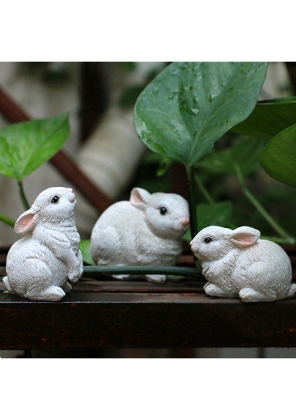 3x Heykel Figürleri Tavşan Figürinleri Yaşamak Için (Yurt Dışından) indirimleri