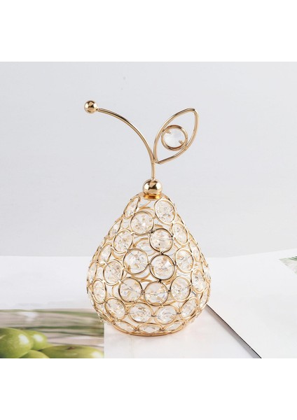 2x Modern Kristal Meyve Heykelleri Ofis Otel Odası Masaüstü Armut ve Ananas Için Heykelcik Dekoru (Yurt Dışından) fırsatları