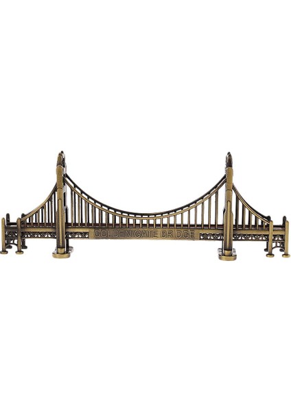 Retro Metal Bina Modeli Dekorasyon Köprüsü Heykeli Kafe Dekoru (Yurt Dışından) fiyatları