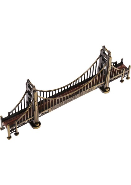 Retro Metal Bina Modeli Dekorasyon Köprüsü Heykeli Kafe Dekoru (Yurt Dışından) indirimleri