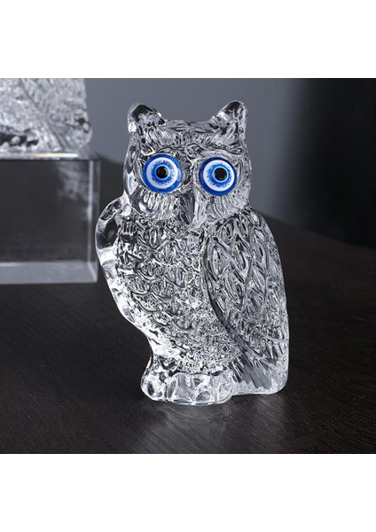 Modern 3D Kristal Sanat Baykuş Süs Kağıt Ağırlık Hayvan Figürinleri Ofis Dekoru (Yurt Dışından) modelleri