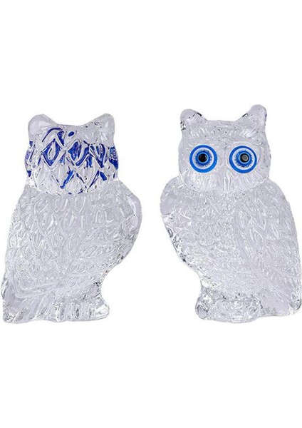 Modern 3D Kristal Sanat Baykuş Süs Kağıt Ağırlık Hayvan Figürinleri Ofis Dekoru (Yurt Dışından) fırsatları