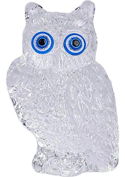 Modern 3D Kristal Sanat Baykuş Süs Kağıt Ağırlık Hayvan Figürinleri Ofis Dekoru (Yurt Dışından) indirimleri