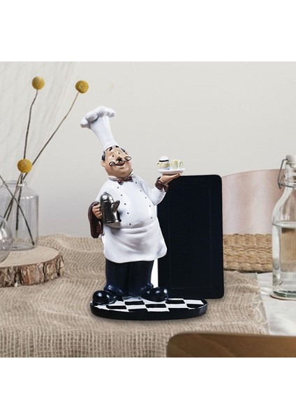 Mutfak Masası Dekorasyon Için Yenilik Şef Heykeli Yemek Dekoratif Süsleme (Yurt Dışından) indirimleri
