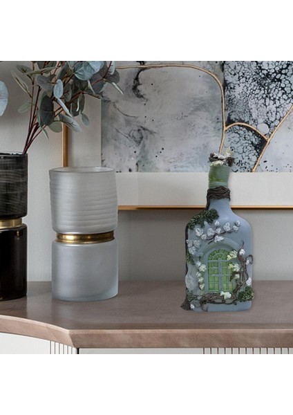 Masa Dekorasyonu Için Reçine Işık Şişesi Figürin El Sanatları (Yurt Dışından) modelleri