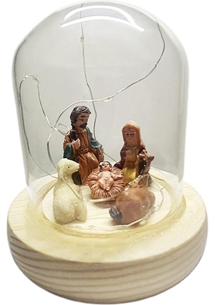 LED Işıkları ile Doğuş Sahnesi Noel Dekorasyonu Için Isa Doğum Süsleme (Yurt Dışından) fiyatları