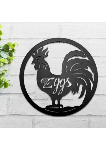 Arka Bahçe Dekorasyonu Için Demir Duvar Dekor Duvar Heykeli (Yurt Dışından)