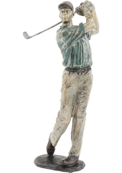 Reçine Man Golfçü Heykel El Sanatları Heykel Spor Dekorasyon Hediyesi (Yurt Dışından) fiyatları