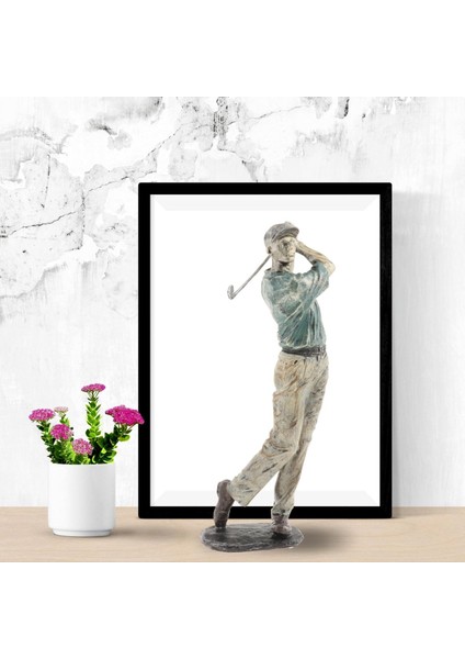 Reçine Man Golfçü Heykel El Sanatları Heykel Spor Dekorasyon Hediyesi (Yurt Dışından) indirimleri