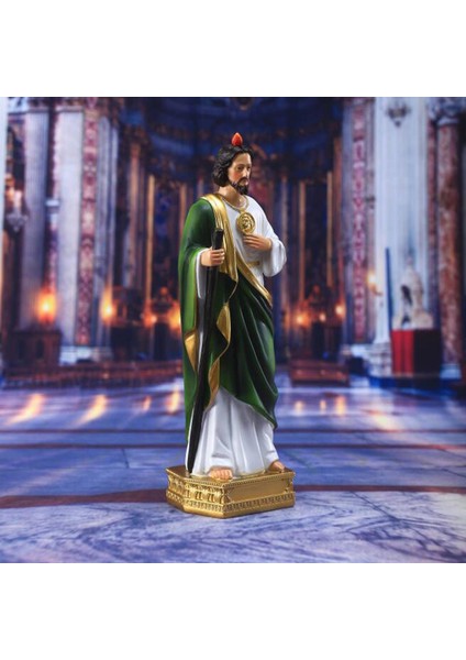 8.5 "küçük Santa Heykelcik Dini Dekorasyon El Sanatları Hediye Heykel Figürin (Yurt Dışından) fırsatları