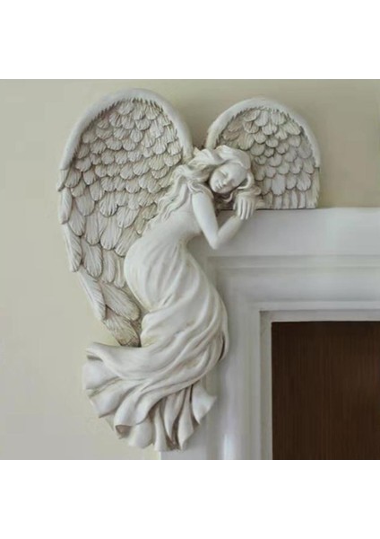 Retro Cherub Angel Heykelleri Heykelcik Heykeli Sol (Yurt Dışından) modelleri