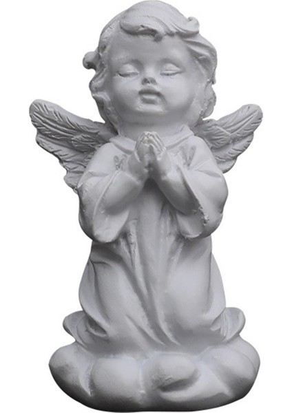 Reçine Melek Figürin Beyaz Heykeli Bahçe Masaüstü Süsler Dua Ediyor (Yurt Dışından) fiyatları