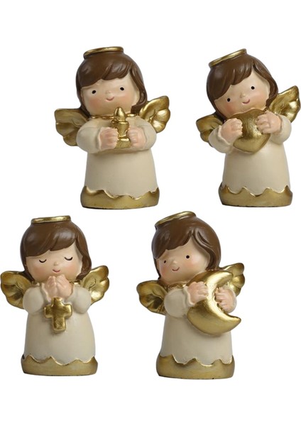 Minyatür Melekler Düğün Oturma Odası Sızıntıları Için Heykelcik El Sanatları (Yurt Dışından)