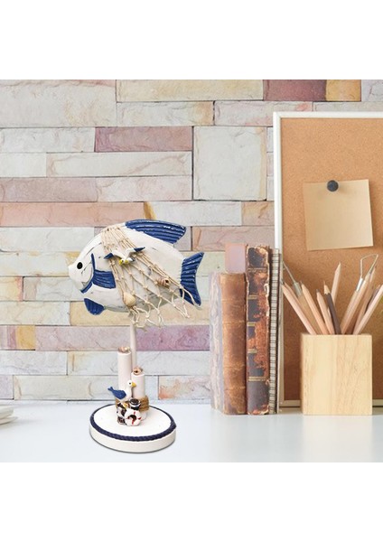 Akdeniz Hayvan Figürinleri Masaüstü Peri Bahçe Balıkları Için Süslemeler Heykeli 5.51X9.06INCH (Yurt Dışından) fırsatları