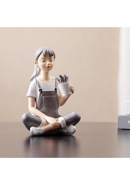 Kız Heykel Heykel Kızlık Süsü Heykel Yatak Odası Ev Dekorasyonu 11X9X15CM (Yurt Dışından) fırsatları