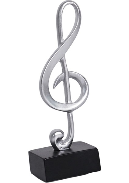 Iskandinav Müzik Notu Ofis Koleksiyon Evi Gümüş Için Heykel Reçine Heykel Süslemesi (Yurt Dışından)