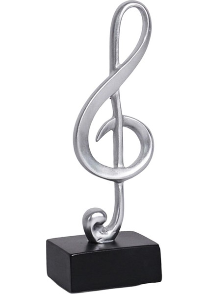 Iskandinav Müzik Notu Ofis Koleksiyon Evi Gümüş Için Heykel Reçine Heykel Süslemesi (Yurt Dışından) fırsatları