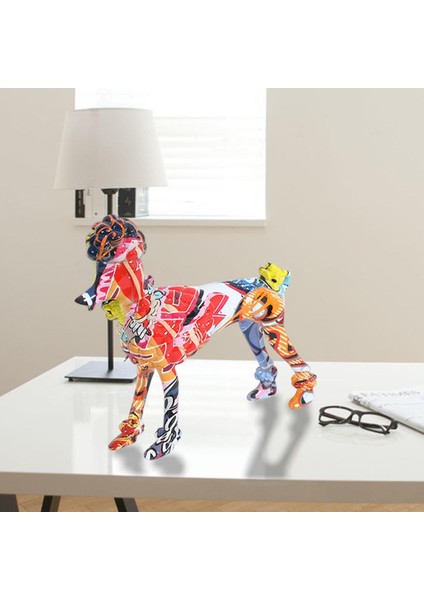 Graffiti Art Reçine Heykelcik Heykel Süsü Kaniş Dekorasyonu (Yurt Dışından) modelleri