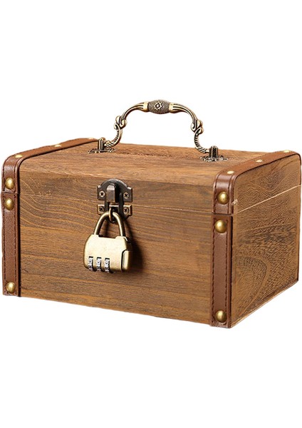 Vintage Style Piggy Bank Para Tasarruf Para Tasarrufu Kentler Için Çocuklar Için Hediyeler Büyük Şifre Kilidi (Yurt Dışından) indirimleri