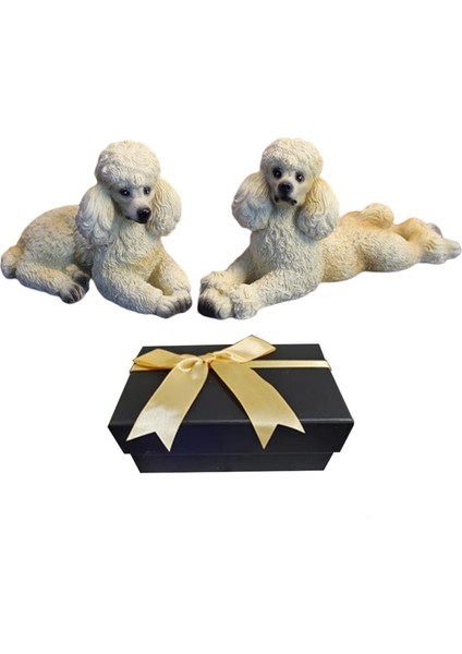 1 Çift Küçük Kaniş Heykeli Reçine Sevimli El Sanatları Koleksiyonlar Hayvan Bej (Yurt Dışından)