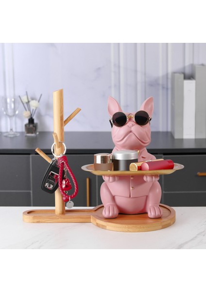 Şık Heykel Heykel Mücevher Anahtarları Tutucu Tepsisi Organizatör Dekor Hediye Pembe (Yurt Dışından) indirimleri