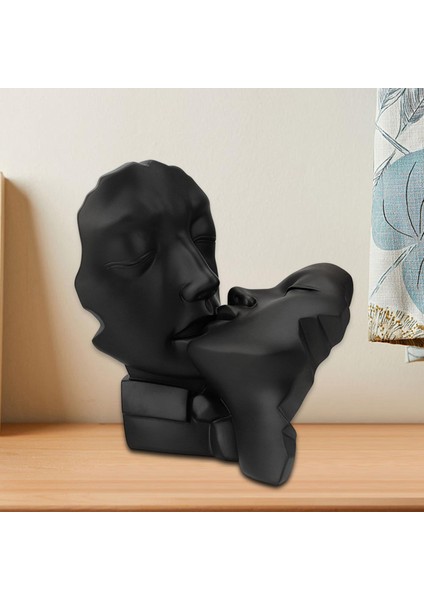 Reçine Heykel Severler Soyut Heykel Figürinleri Romantik Sanat Aksan Kabini Siyah (Yurt Dışından) modelleri