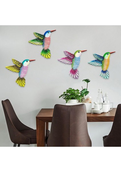 4x Sinek Kuşu Heykeli - Süsler Açık Bahçe (Yurt Dışından)