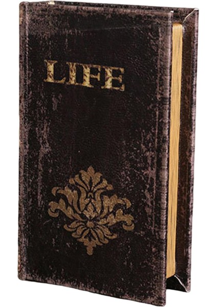 Simülasyon Kitabı Süsler Depolama Kutusu Ahşap Kitaplık Oturma Odası Otel Yaşamı (Yurt Dışından)