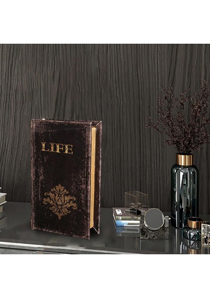 Simülasyon Kitabı Süsler Depolama Kutusu Ahşap Kitaplık Oturma Odası Otel Yaşamı (Yurt Dışından) modelleri